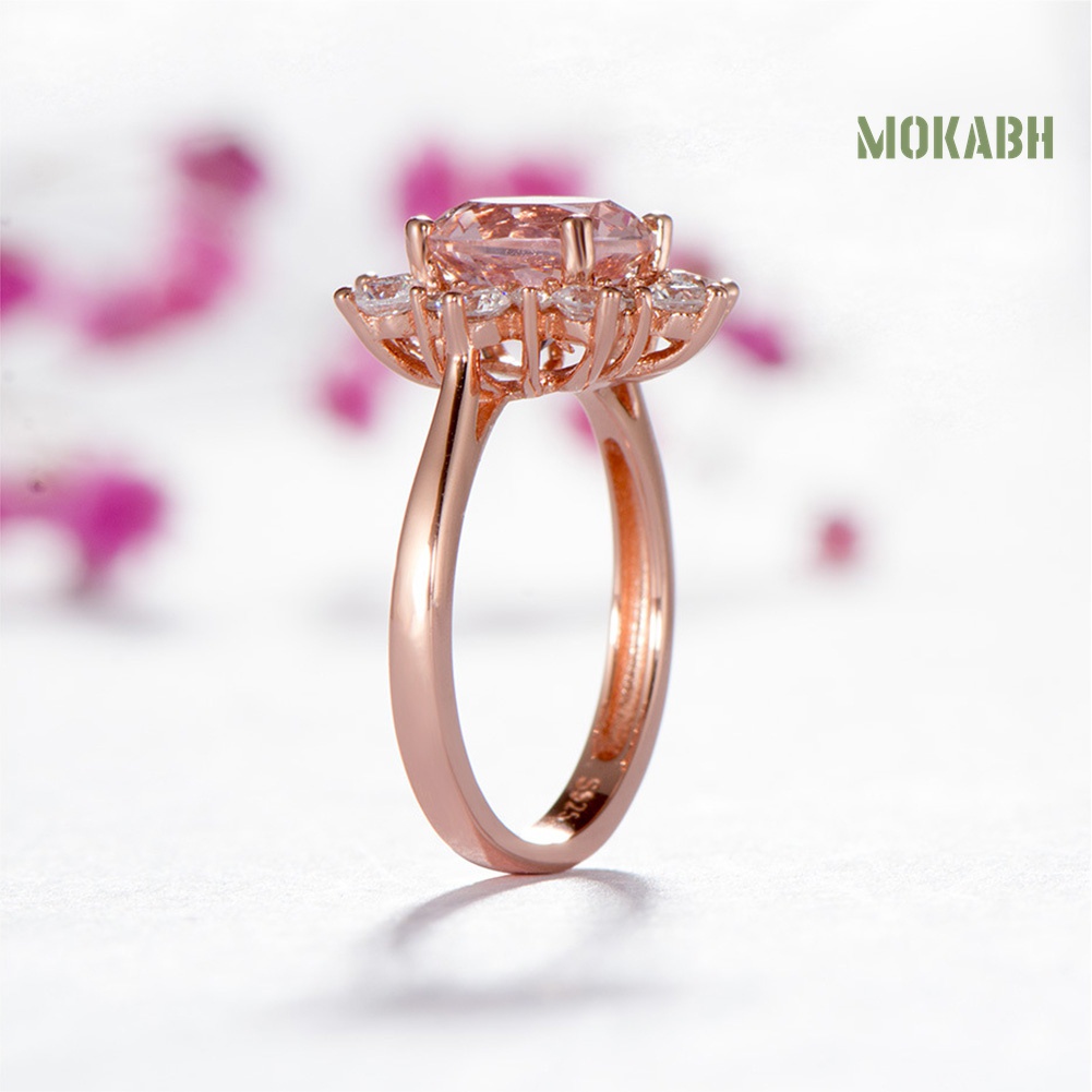 Set Vòng cổ Nhẫn Và Bông Tai Hình Hoa Tuyết Đính Đá Zircon