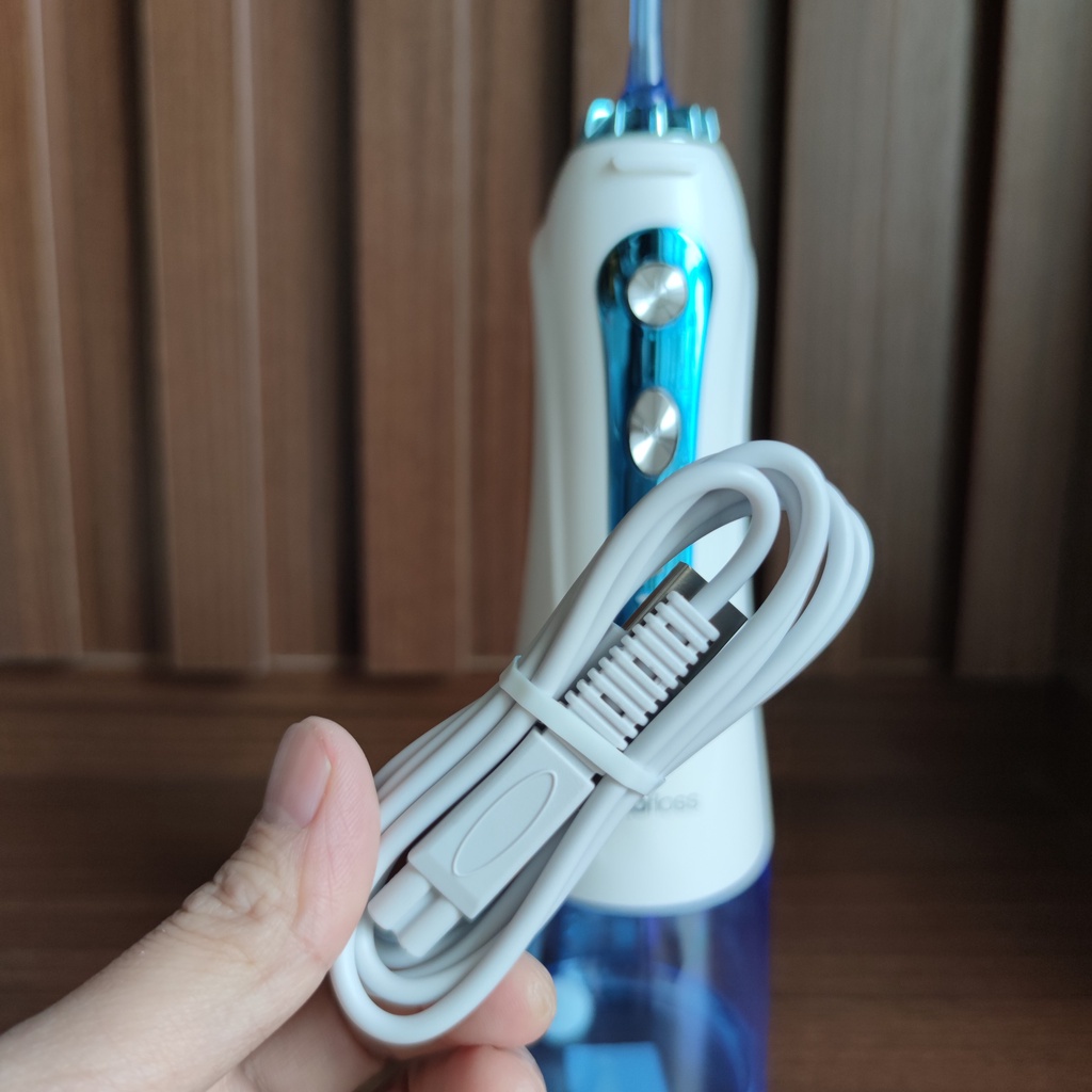 Dây sạc túi đựng máy đầu tăm bình chứa cho máy tăm nước H2Ofloss, Maxcare, procare Mornwell Iris nicefeel