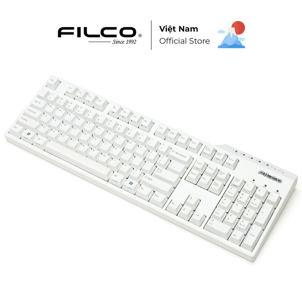 Bàn phím cơ Filco Majestouch Convertible 3 Hakua Fullsize/Tenkeyless - Hàng Chính Hãng