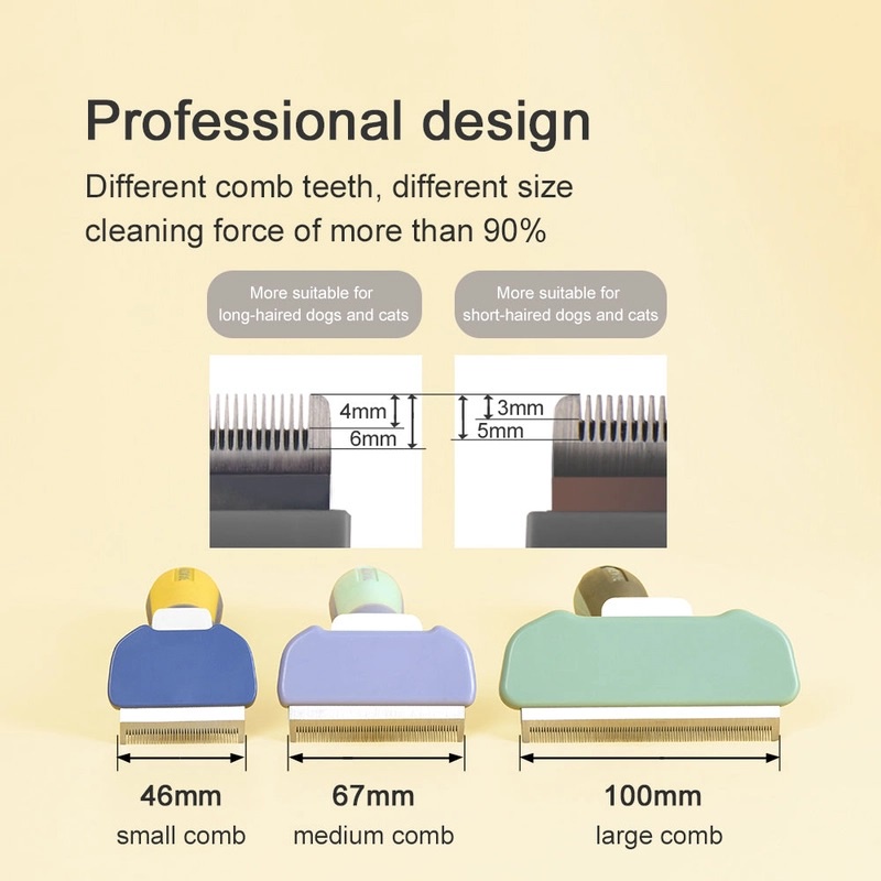 Lược Chải Lông Chó Mèo T10 Pakeway - lông ngắn/dài