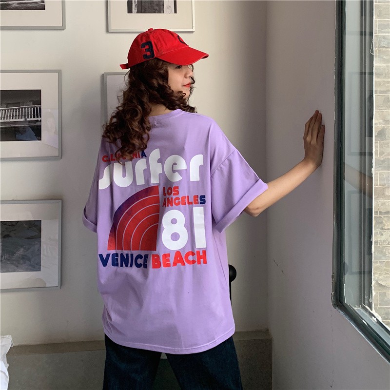 [SẴN] Áo thun nữ form rộng tay lỡ Ulzzang Quảng Châu ATR56 (không kèm túi )