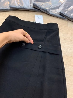 Chân váy 2 vạt chéo