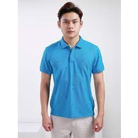 (SALE OFF 70%) Áo polo nam ngắn tay KWIN KPS014S8 dáng reguler fit, chất liệu cotton mềm mát, hoạ tiết lá nhỏ