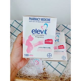 [Tem chemist] Tách lẻ Elevit bầu Úc vỉ 10 viên