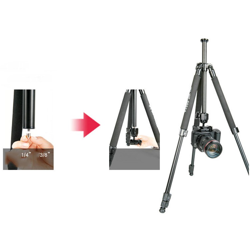 Tripod cho máy ảnh, máy quay, tải trọng 8kg | Weifeng WF-6662A