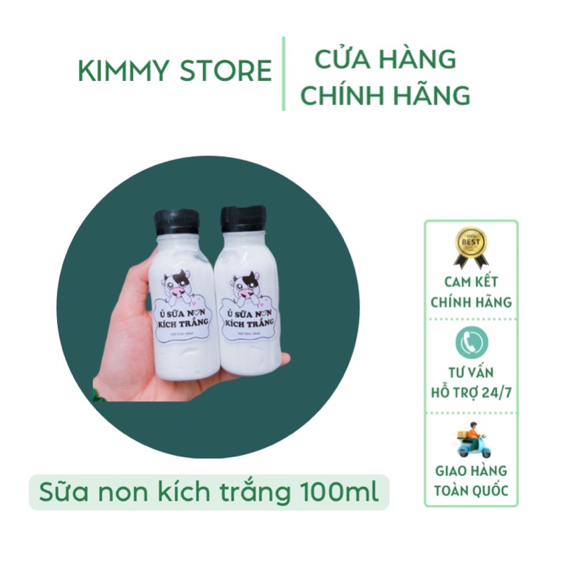 Chai 100ml ủ non sữa
