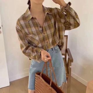 Áo sơ mi kẻ QC