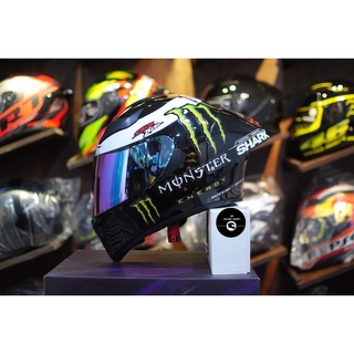 Mũ bảo hiểm Fullface Royal M138 Shark Lozenro + đuôi gió shark