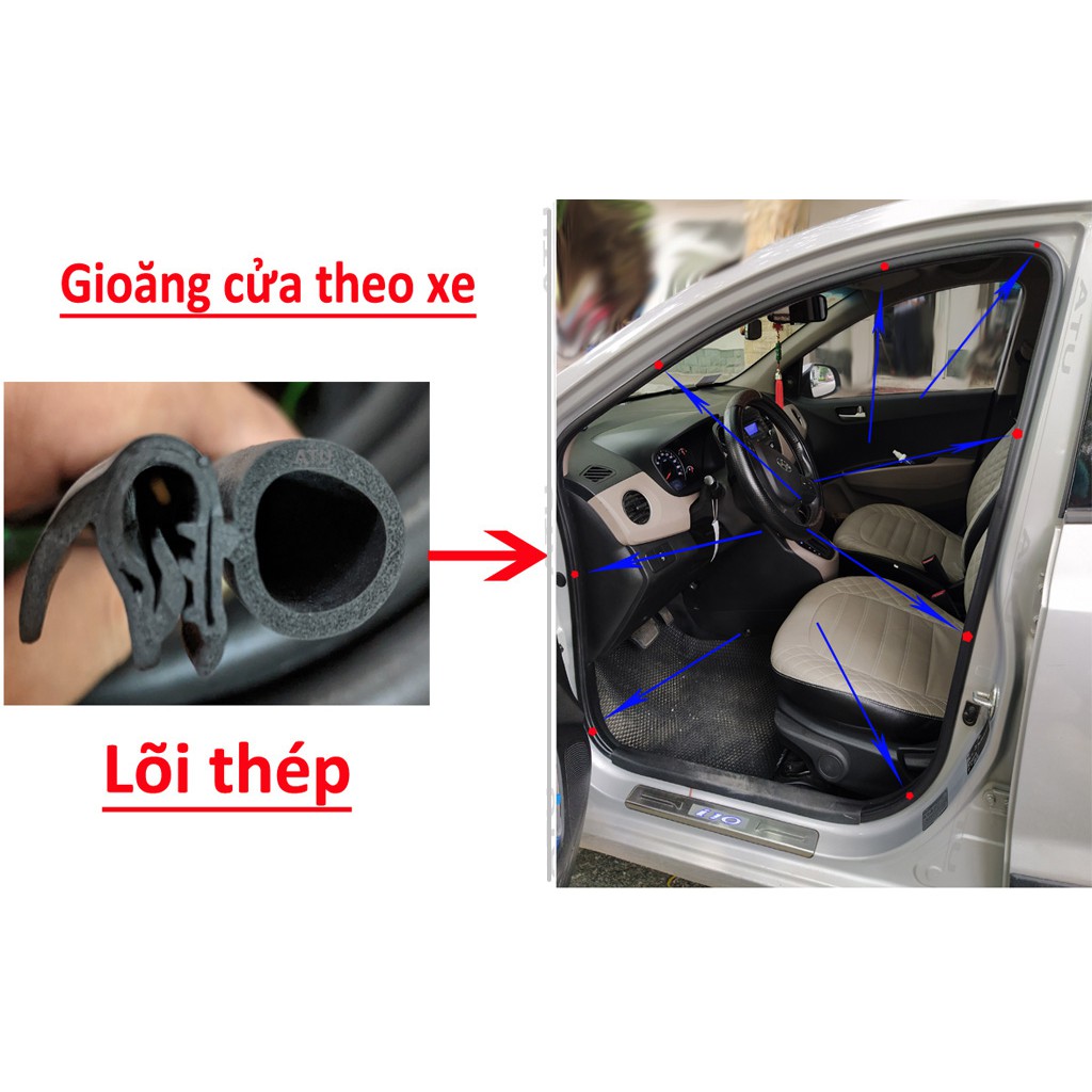 Gioăng cao su nguyên bản theo xe - cửa xe - cốp xe