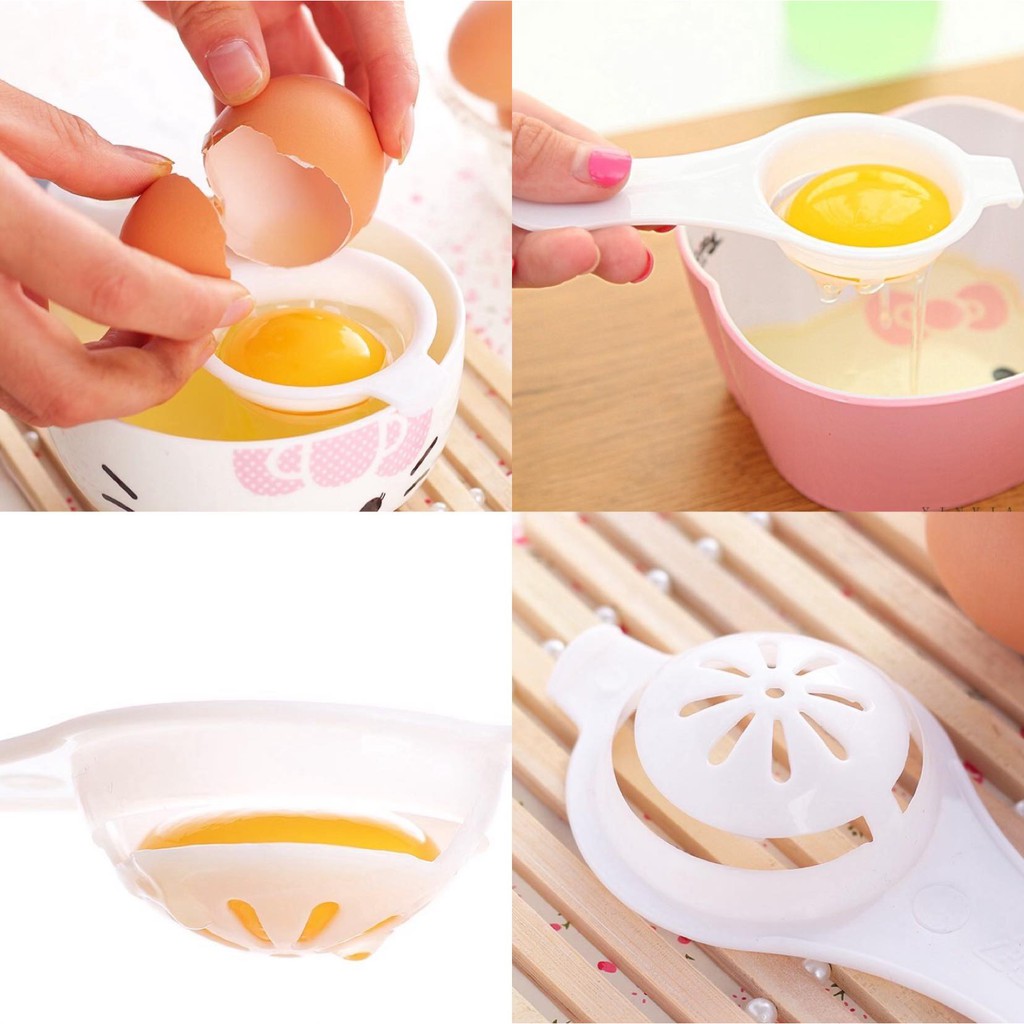 Dụng cụ tách lòng đỏ trứng lòng trắng trứng gà trứng vịt tiện lợi