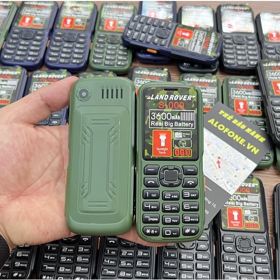 Điện Thoại 03 sim Land Rover S-009 Pin khủng 3600 mah dùng 5-10 ngày