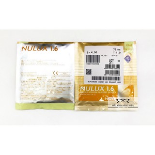 Tròng kính Cận Hoya Nulux có độ mỏng , chính hãng Hoya của Nhật ( chiết xuất 1.61)