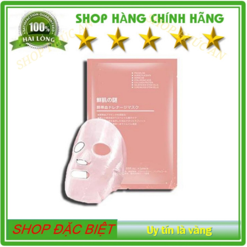 [Siêu rẻ]Mặt nạ nhau thai cừu sáng da, cấp ẩm, trắng da- mask nhau thai cừu