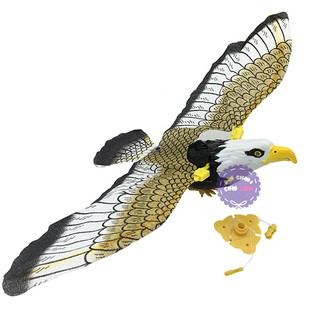 Đồ chơi mô hình chim đại bàng vỗ cánh dùng pin có đèn nhạc