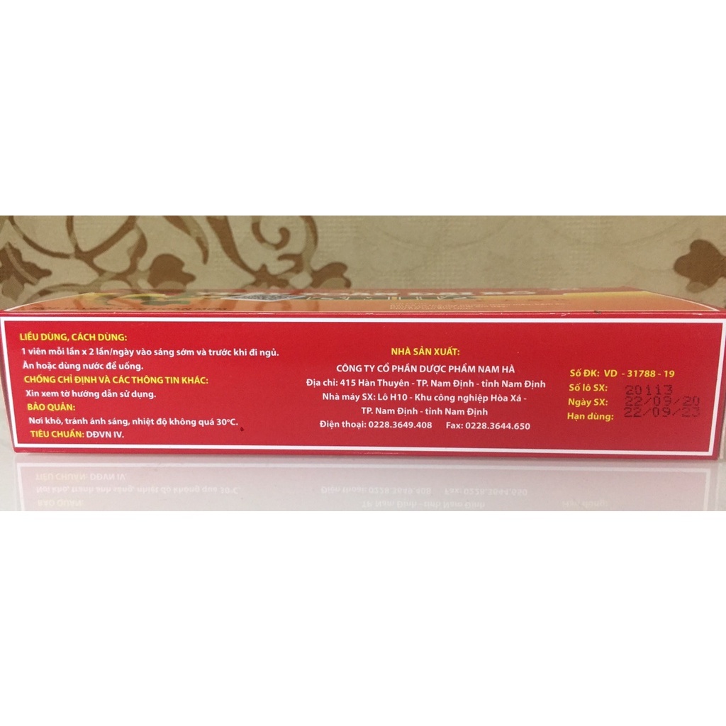 Hoàn Thập Toàn Đại Bổ - Bồi Bổ Cơ Thể Suy Nhược, Thiếu Máu, Kém Ăn - Dược phẩm Nam Hà Hộp 10 viên