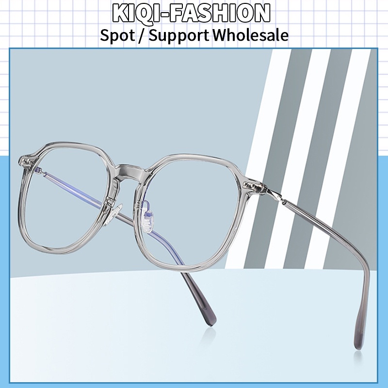 (KIQI-FASHION) COD Mắt Kính Chống Ánh Sáng Xanh Thời Trang Chất Lượng Cao Cho Nam Nữ
