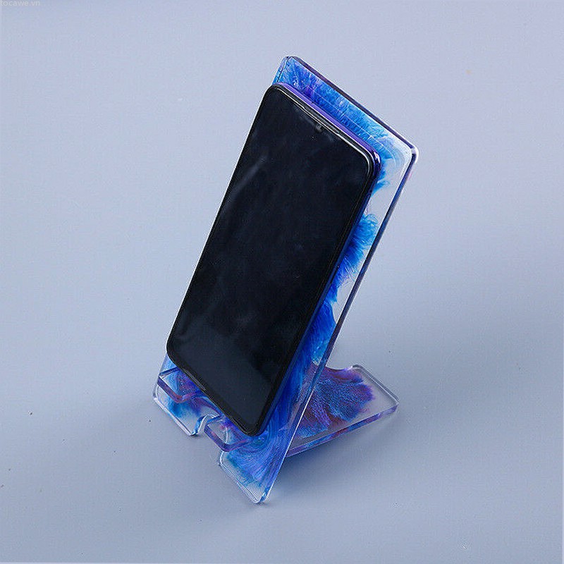 Khuôn silicon đổ nhựa resin epoxy dùng để tự làm giá đỡ điện thoại di động