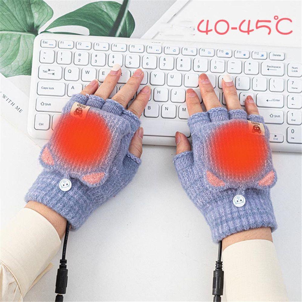 WATTLE Găng Tay Len Hở Ngón Giữ Nhiệt Toàn Diện