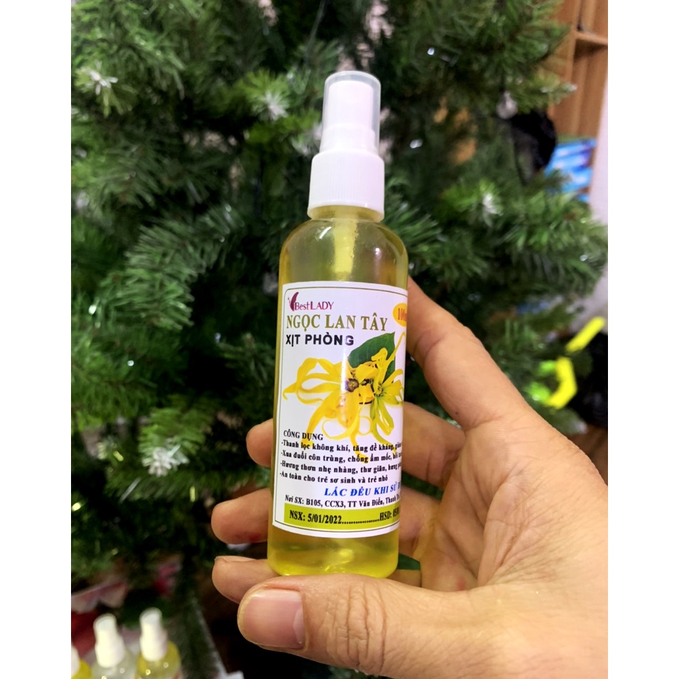 XỊT THƠM PHÒNG BestLady:  HOA HỒNG,HOA LY, OẢI HƯƠNG,SẢ CHANH...100ML/ tự chọn mùi