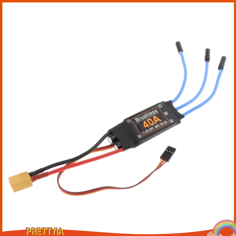 động cơ không chổi than ESC XT60 40A dành cho máy bay điều khiển từ xa