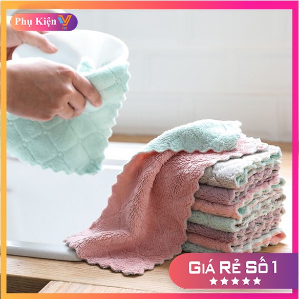 Khăn Lau 2 mặt đa năng - thấm hút nước tốt - mềm mịn, kháng khuẩn | BigBuy360 - bigbuy360.vn