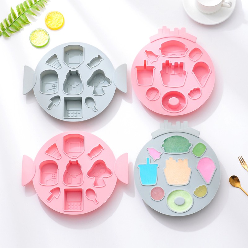 Khuôn Silicone Làm Bánh Waffle / Thạch Tiện Dụng