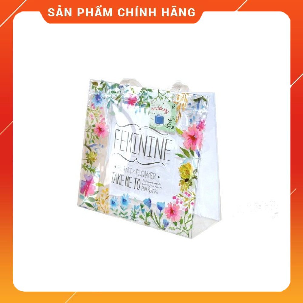 Túi nhựa trong mẫu hoa đi biển, đi chơi