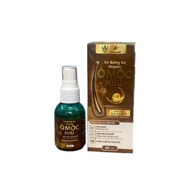 Xịt dưỡng tóc Organic Ô Mộc Nhu chai 40ml,giúp mọc tóc ngăn rụng tóc,phục hồi tóc hư tổn