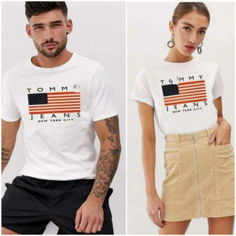 Áo ThunTom.my Nhung Boutique form Basic Nam Nữ, Cotton 4 Chiều Dày Dặn, Mịn Mát, Màu Trắng - Xanh - Đỏ