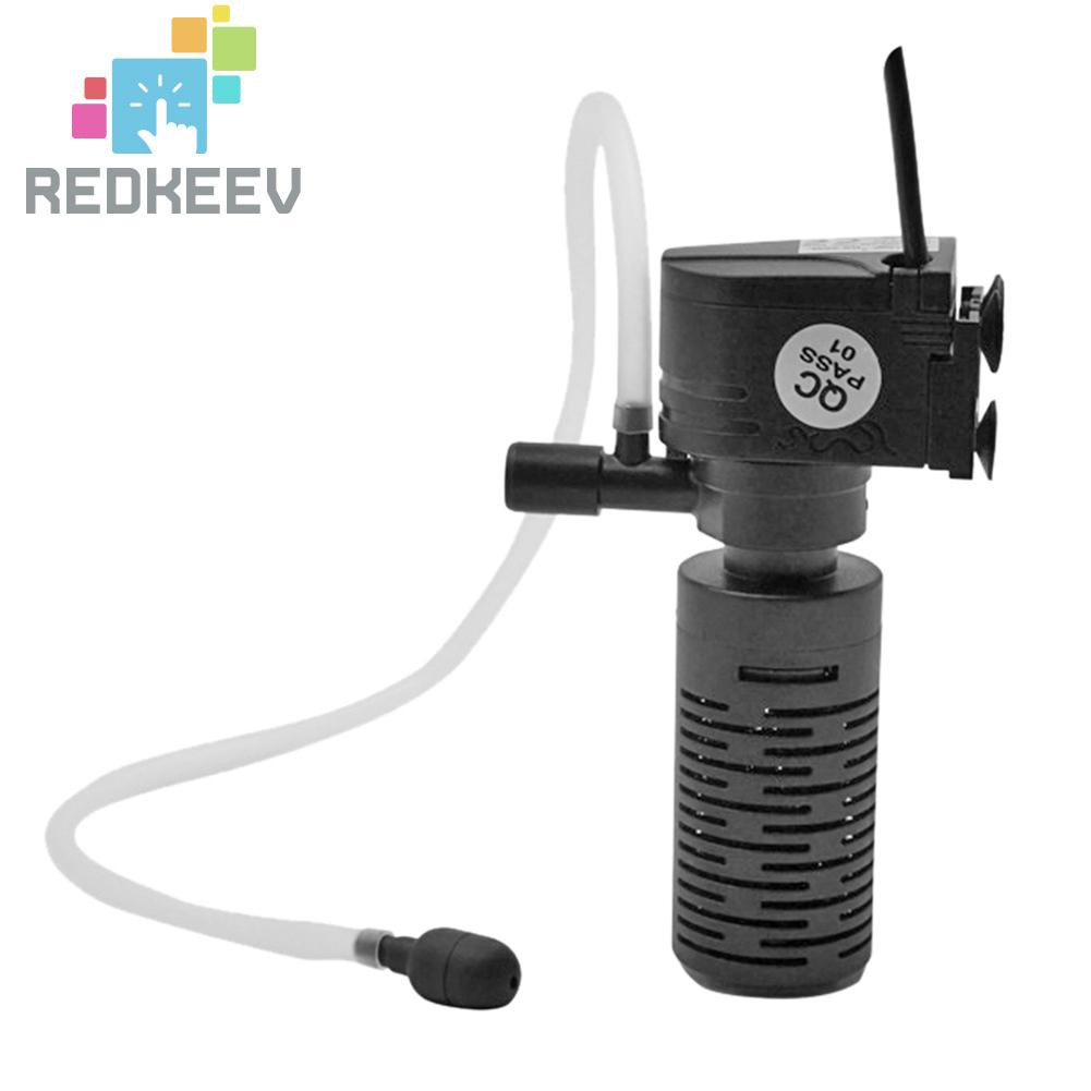 Máy Lọc Nước Hồ CáThiết Kế 3w 3 Trong 1 Nhỏ Gọn Cao Cấp Redkeev 1.13