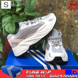 Giày thể thao yz 700 v2 trắng phản quang đủ size