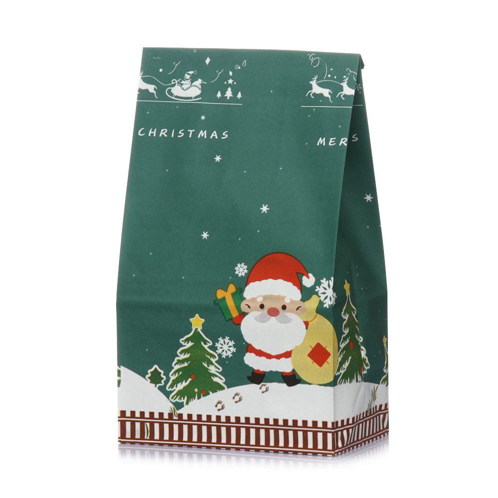 CHOOKEY Set 10 Túi Giấy Đựng Bánh Kẹo Giáng Sinh Chất Lượng Cao