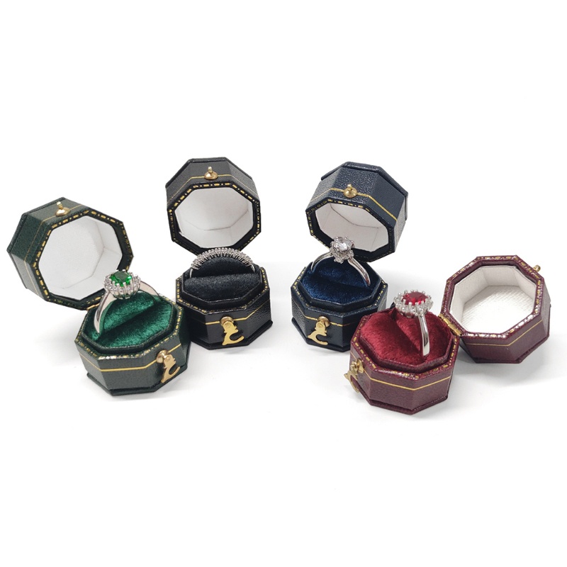 Hộp Đựng Nhẫn Bằng Da PU Sang Trọng Cho Propo