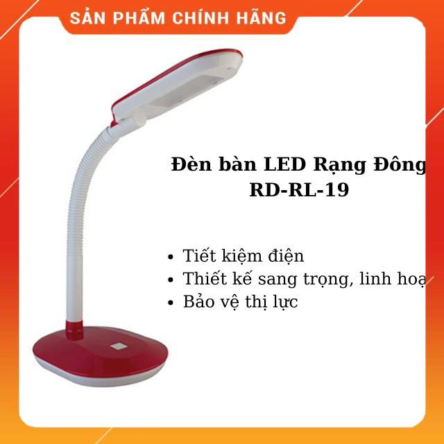 [Tiết kiệm điện] Đèn bàn LED Rạng Đông RD-RL-19 sang trọng