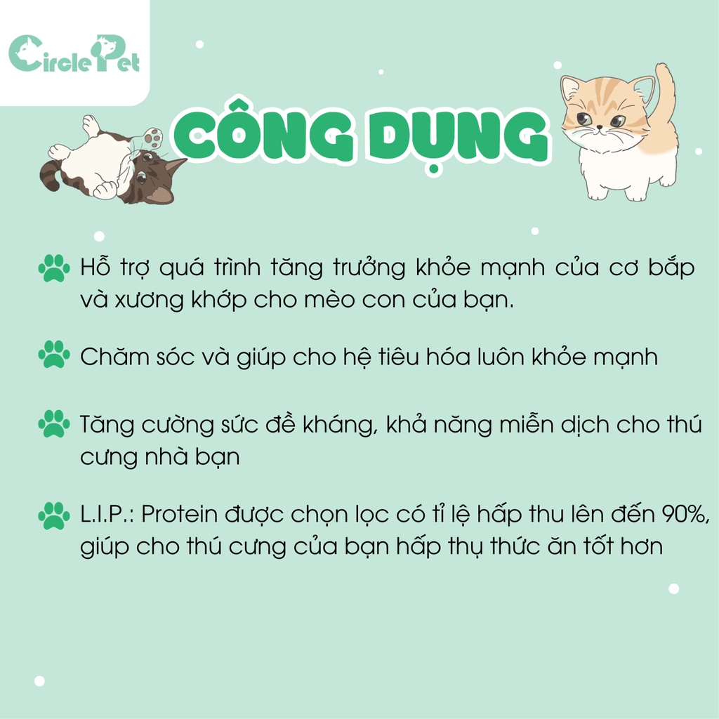Thức Ăn Cho Mèo Trưởng Thành 6 Free Natural ANF Hương Vị Thơm Ngon Nguyên Liệu An Toàn Cho Thú Cưng 2kg - Circle Pet