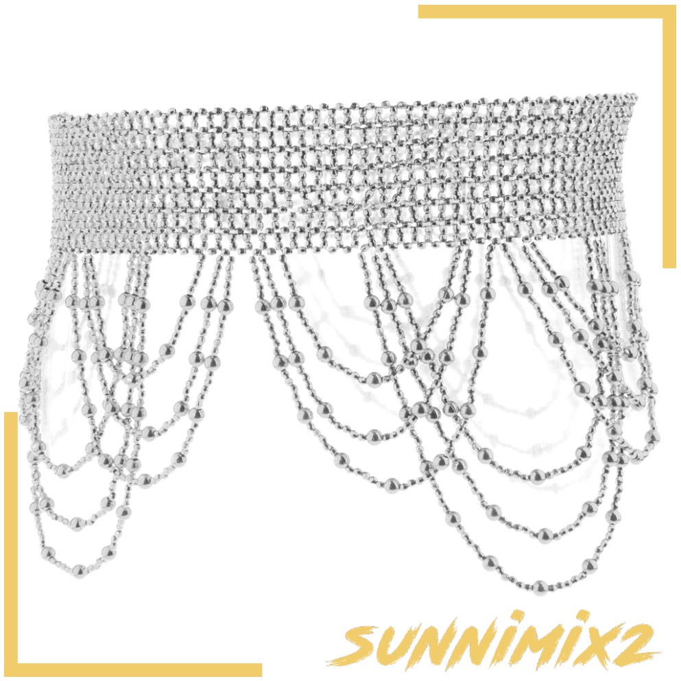 Thắt Lưng Dây Xích Tua Rua Đính Đá Sunnimix2