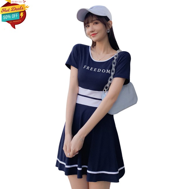 Đồ Bơi Một Mảnh Màu Trơn Phong Cách Thể Thao Cho Nữ | BigBuy360 - bigbuy360.vn