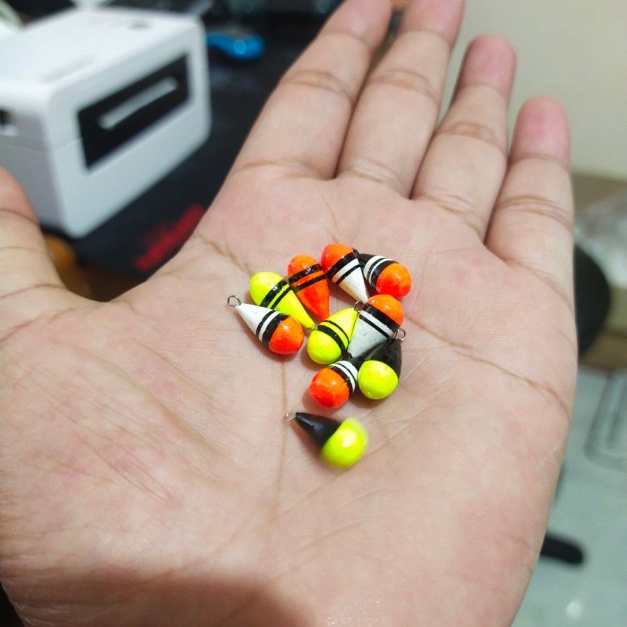 Bộ 10 Phao Câu Cá Nhỏ Gọn Tiện Dụng