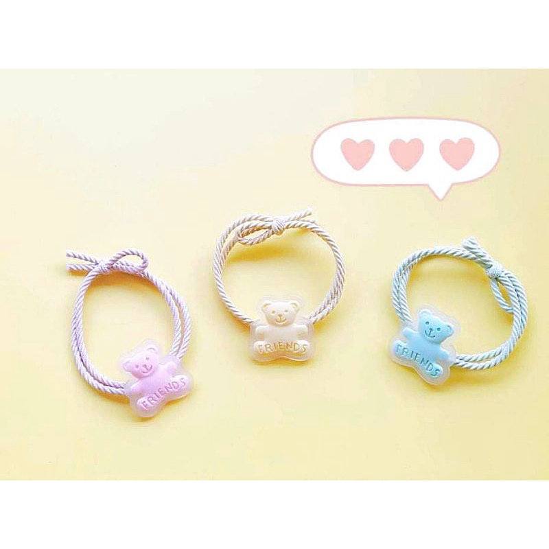 Dây cột tóc cao su co giãn hình thú, trái cây dễ thương ngọt ngào dành cho nữ