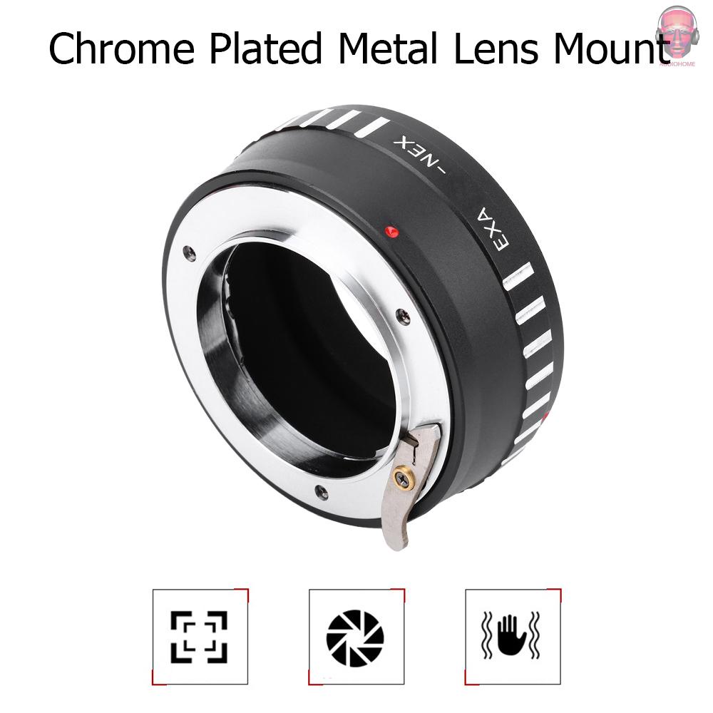 AUDI   EXA-NEX Metal Lens Mount Adapter Ring Manual Focus Compatible with  EXA Mount Lens to  NEX Mount AUDIrrorless Cameras