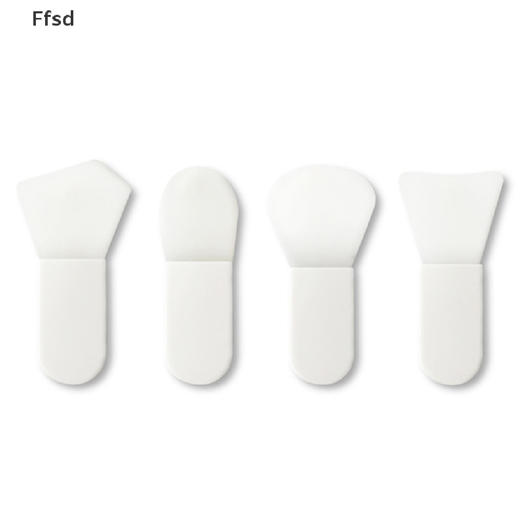 [Hàng mới về] Cọ đắp mặt nạ silicone tay cầm ngắn màu trắng diy