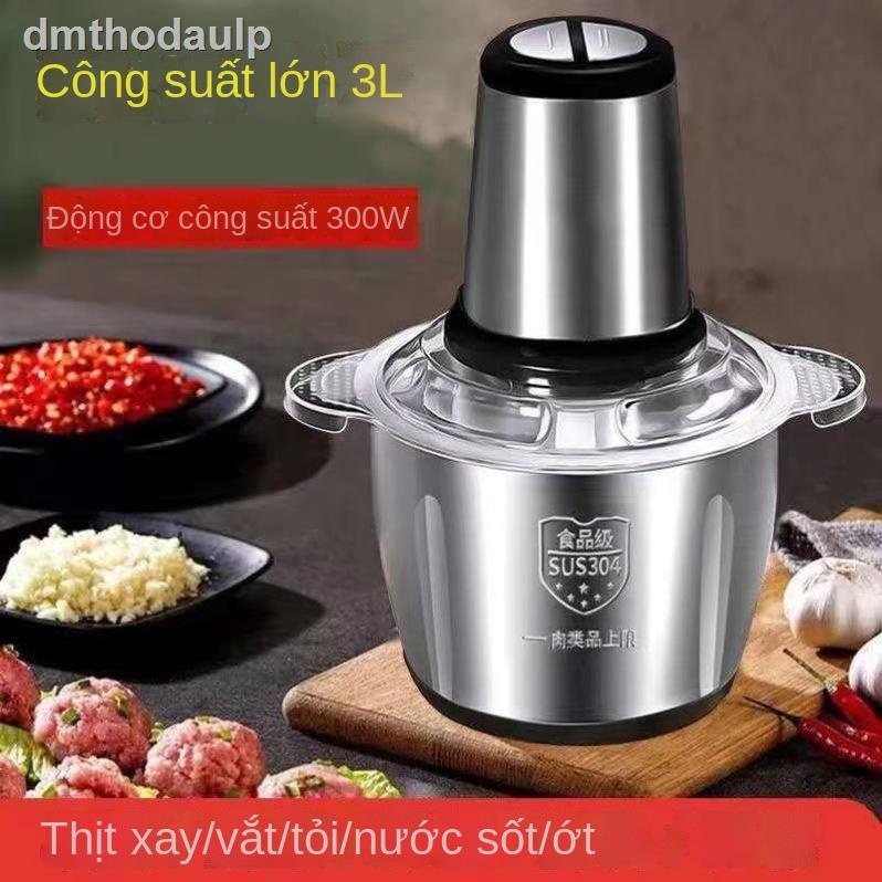 (Mới về)☞☸♈Máy xay thịt tại cửa hàng bách hóa Shao Lingyi thực phẩm bằng thép không gỉ 304 gia dụng của Đức 6S