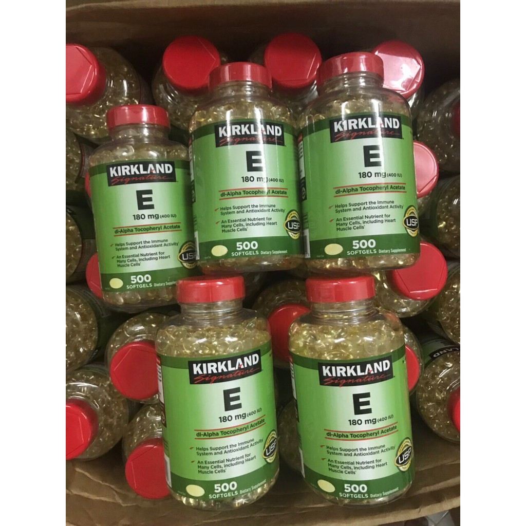 { CHÍNH HÃNG} Vitamin E 400ui Kirkland - Đẹp da: 500v - Mỹ Date tháng 10/2024 | BigBuy360 - bigbuy360.vn