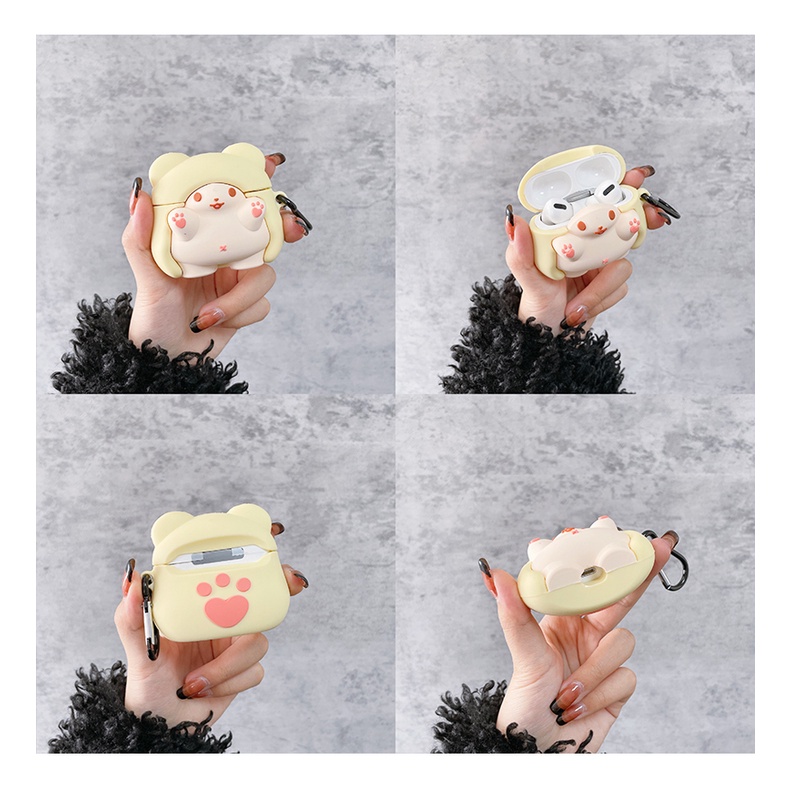 Ốp Bảo Vệ Hộp Đựng Tai Nghe compatible AirPods 3 Thiết Kế Xinh Xắn 2021