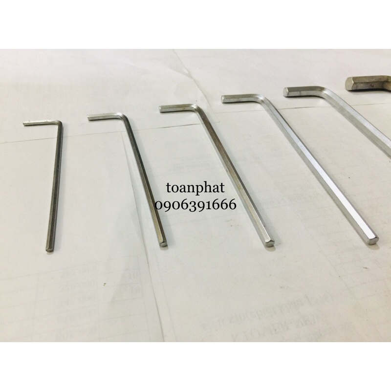 Lục giác lẻ các đủ size 1,5li, 2,5li, 3li, 4li, 5li, 6li