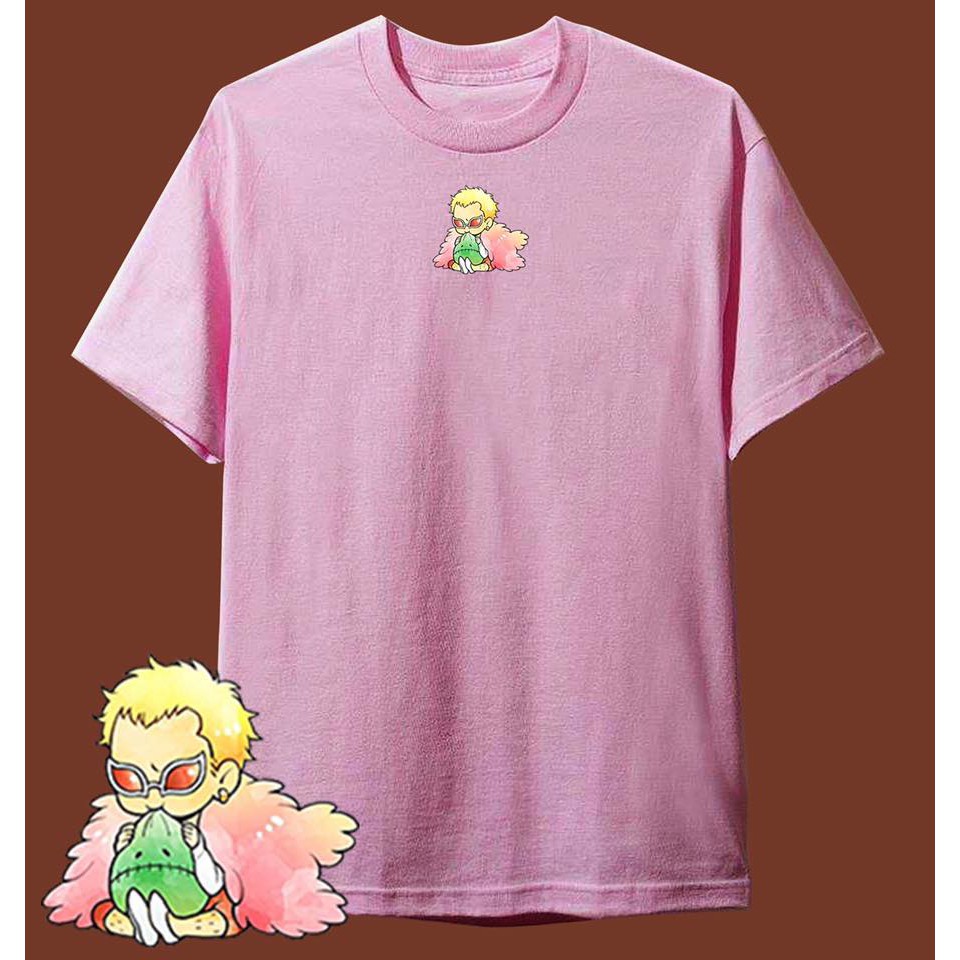 🔥SIÊU SALE🔥 Áo Thun Doflamingo - One Piece Màu Hồng cực đẹp