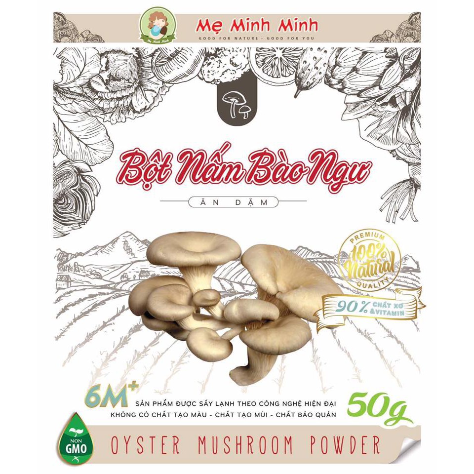 Bột nấm bào ngư