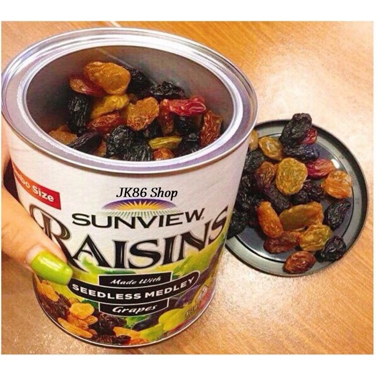 Nho Khô Hỗn Hợp Sunview Raisins Mỹ 425g ko