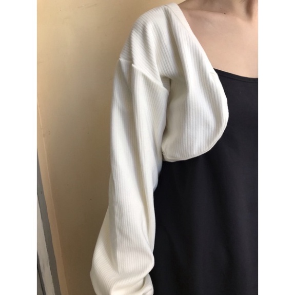 [GIÁ GỐC] Áo khoác cardigan lửng La Boutique che bắp tay, mặc áo dây cho nữ LA49 | LA BOUTIQUE 2