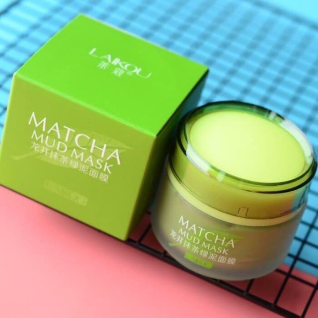 Mặt nạ bùn trà xanh Laikou Matcha Mud nội địa Trung